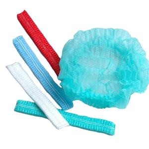 CE ISO یکبارمصرف غیر بافته شده نوار سفید کلاه گیره بوفنت پوشش سر توری مو